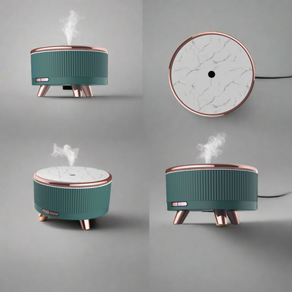 Ultrasonic aroma diffuser wood grain