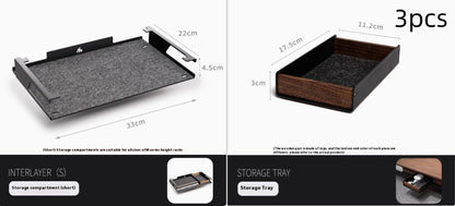 Multi-layer Solid Wood Elevated Rack Storage Rack Modular